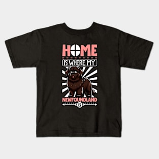 Home is with my Newfoundland Kids T-Shirt